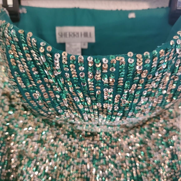 SHERRI HILL high low prom dress - Picture 2 of 8